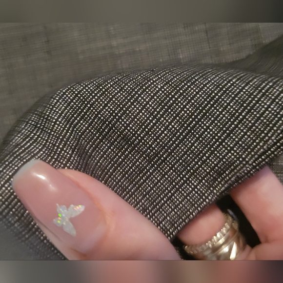 NY&Co Gunmetal Gray & Black Slacks - Picture 3 of 8